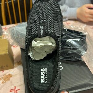 Bass Outdoor Black Slip-On Shoes 7.5